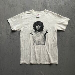 Vintage Jim Morrison Shirt Small White 1990s The Doors